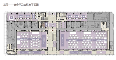 上海前滩香格里拉大酒店场地环境场地尺寸图